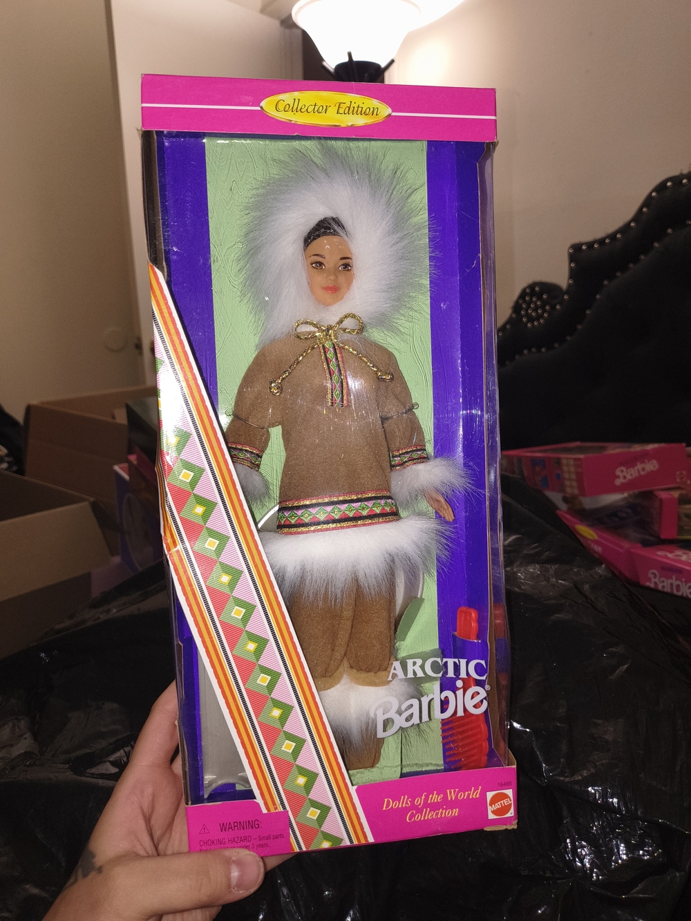 Barbie Arctic Collector Doll in Brown Parka with White Fur Trim